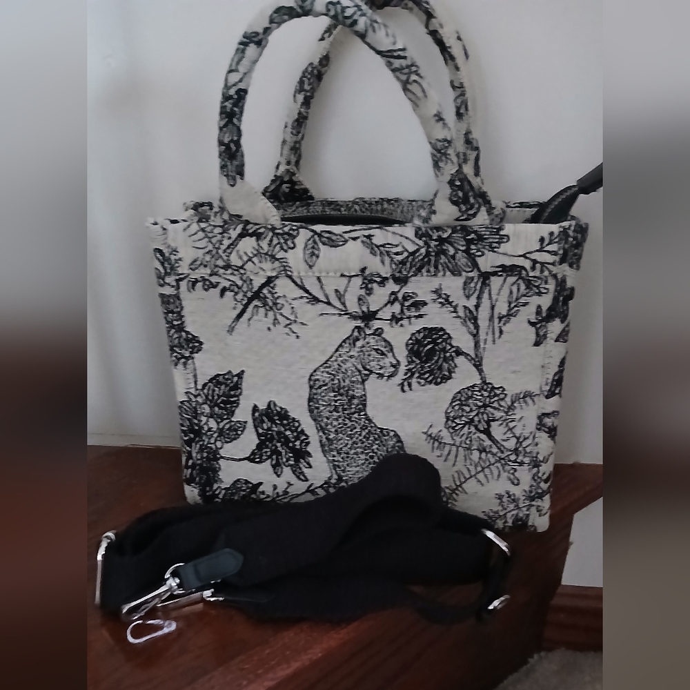 A New Day Leopard Canvas Purse